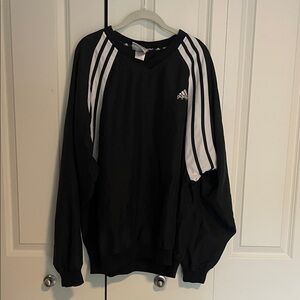 Adidas Golf Men’s Black Crew neck with White Stripe Detail